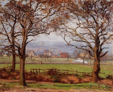 Cerca de Sydenham Hill mirando hacia Lower Norwood 1871 Camille Pissarro paisaje Pinturas al óleo